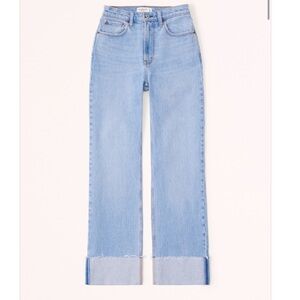 Low rise baggy Abercrombie Jeans